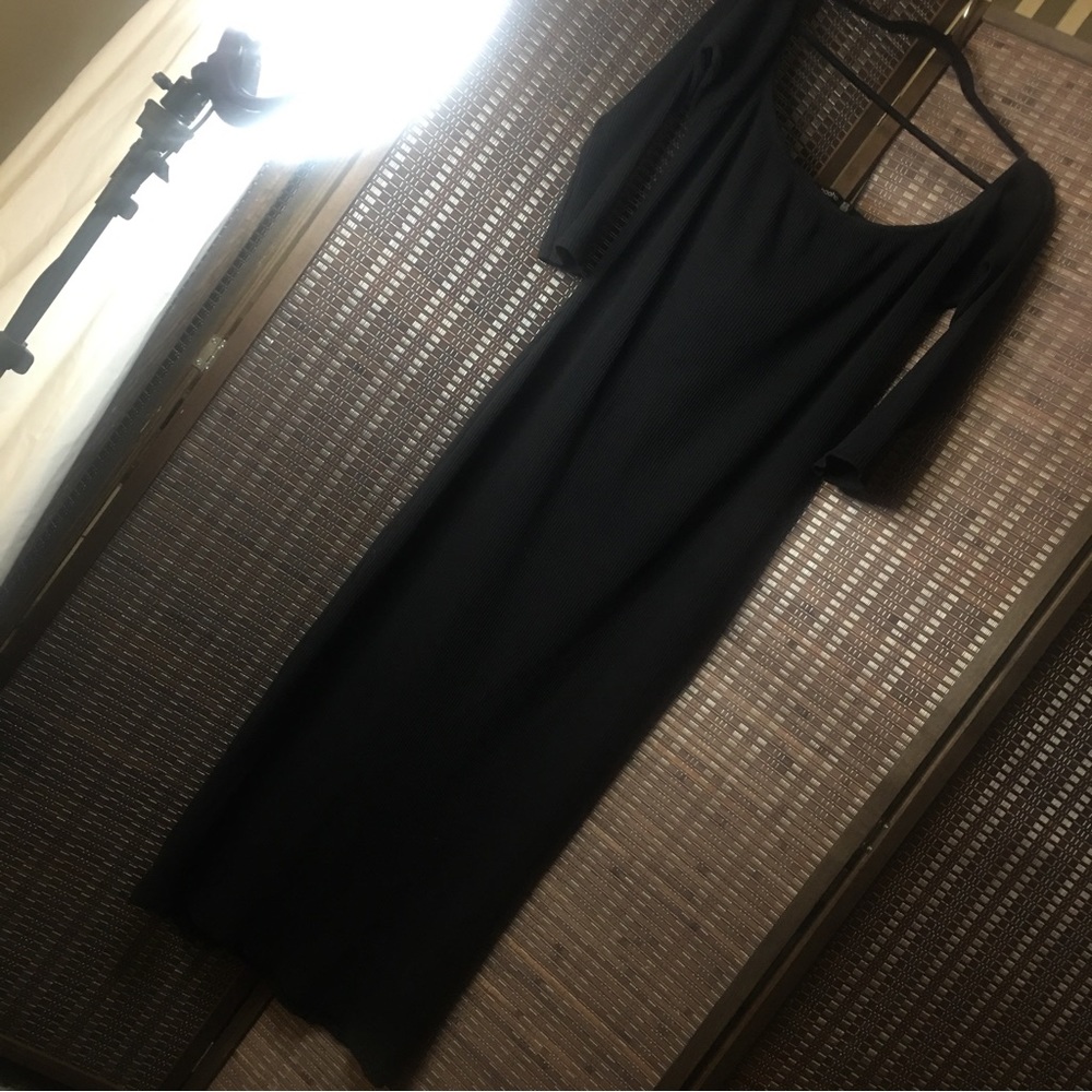 Boohoo size 20 Ribbed Knit Midi Dress